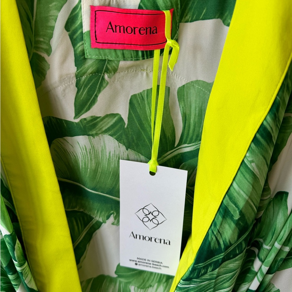 Aromena swim cover up kimono cashmere sugar skull - Picture 9 of 9
